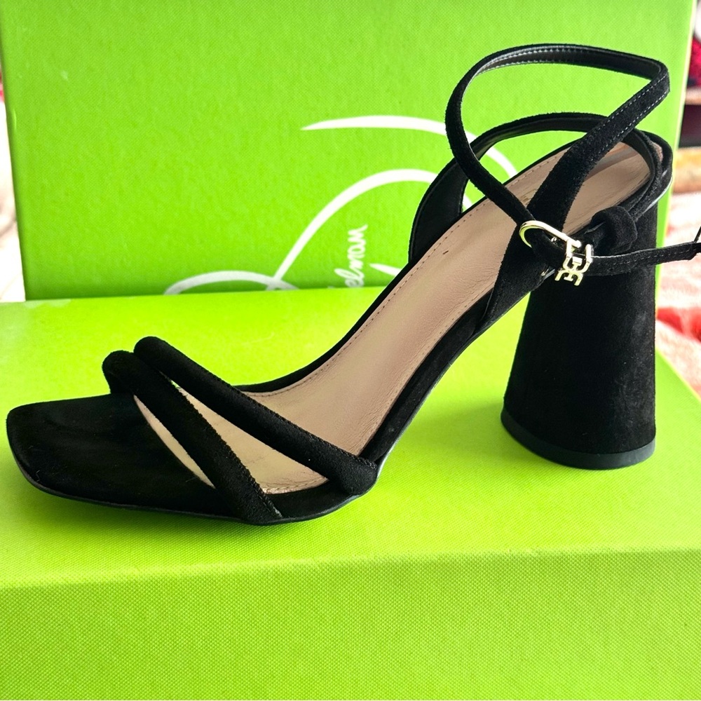 Sam Edelman Kia Elegant Black Strappy Heels